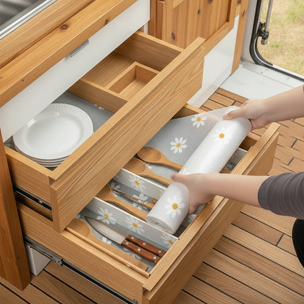 Schubladenmatte mit Kamilemuster 30x100cm