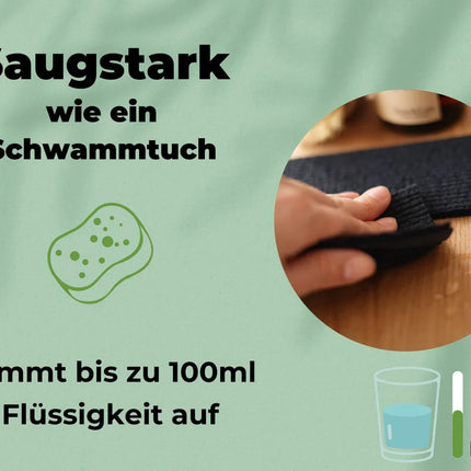 Spüllappen Rotwein Winter Edition - saugstarke Schwammtücher Plastikfrei