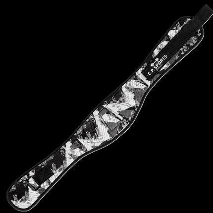 Gewichtshebegürtel / Profi-Ultraleichtgürtel - Camouflage Weiß - T7-3 -C.P. Sports