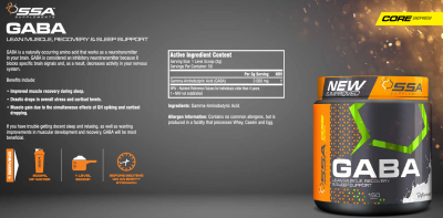 GABA Aminobuttersäure - SSA Suplements 150g