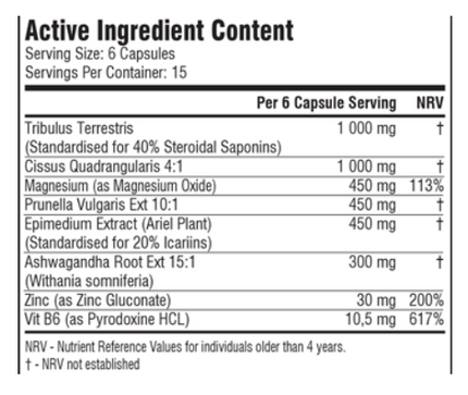 Hardcore Rhino Testosterone Booster  90 - SSA Suplements