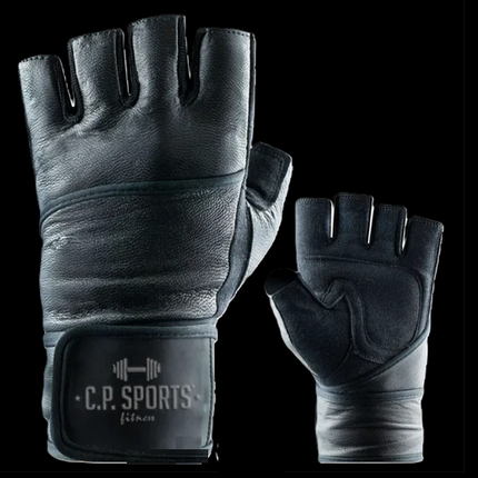Leder Fitness Handschuhe mit Bandage - C.P. Sports - F16
