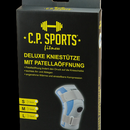 Kniebandage Kniestütze Deluxe mit Patellaöffnung C.P. Sports T37