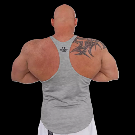 Tank Top 3xStück / Oder Einzeln +Turnbeutel - Grau -  C.P. Sports - S710