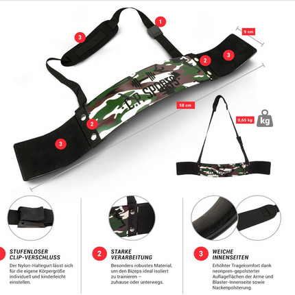 Bizeps Blaster / Bizeps Isolator - verschiedene Farben - C.P. Sports