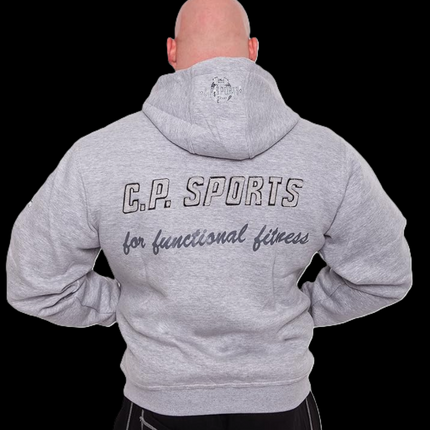 Zip-Hoodie -Unisex- Grau - C.P. Sports - S15