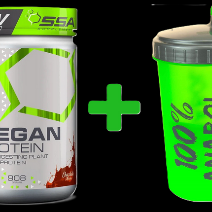Vegan Protein - SSA Suplements - Vanille / Schoko