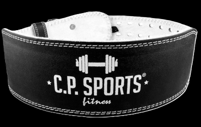 Gewichthebergürtel Leder Schwarz - C.P. Sports - T4-8