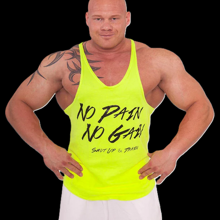 Tanktop "NO Pain NO Gain" verschieden Farben - C.P. Sports- S6-1