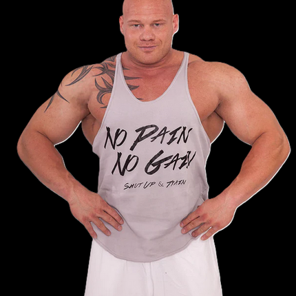 Tanktop "NO Pain NO Gain" verschieden Farben - C.P. Sports- S6-1