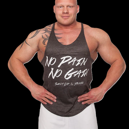 Tanktop "NO Pain NO Gain" verschieden Farben - C.P. Sports- S6-1