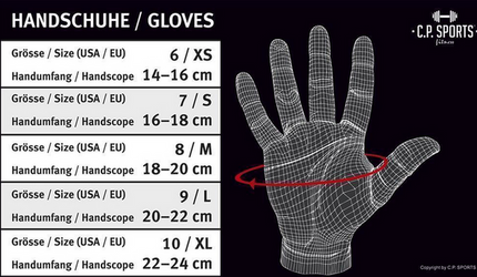 Fitnesshandschuh / Gym - C.P. Sports - F9-3