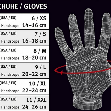 Fitness Handschuhe mit doppelter Handgelenksbandage C.P. Sports F10