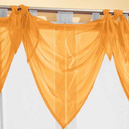 Segeltuch Querbehang aus transparentem Voile, die ideale Ergänzung zu unseren Gardinen 61003