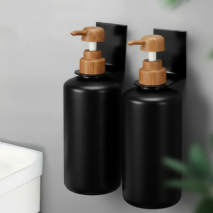 Seifenspender-Halterung in schwarz ohne Bohren