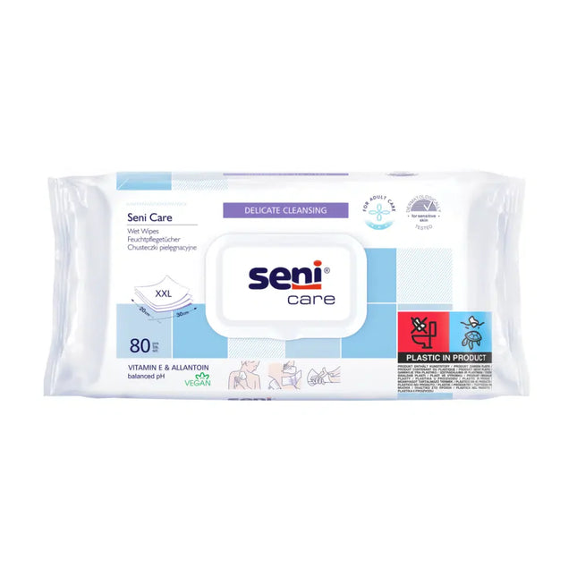 Seni Care Feuchttücher - 80 Stück | Packung (80 Stück)
