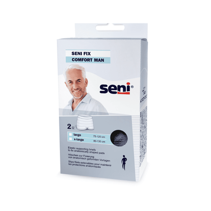 Seni Fix Comfort Man black Fixierhosen 2 Stück