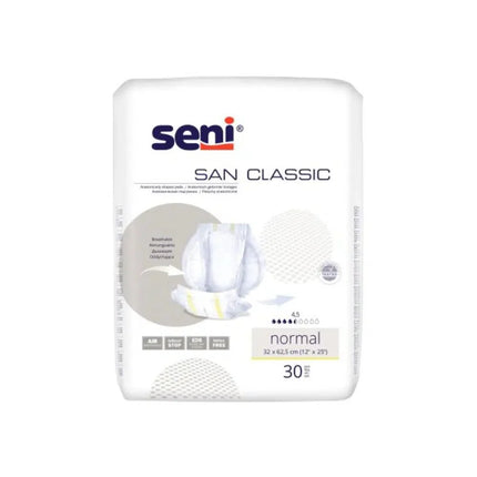San Seni Classic Normal Inkontinenzvorlage | Packung (30 Stück)