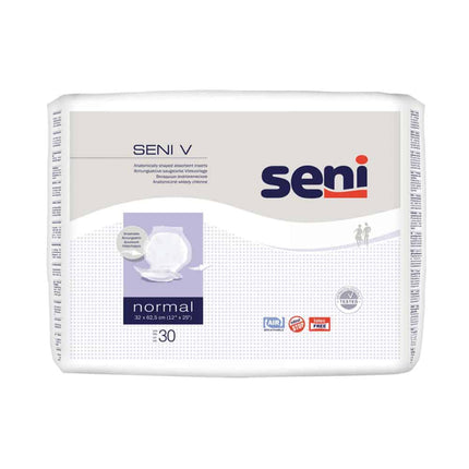 San Seni V normal saugstarke Vliesvorlage | Packung (30 Stück)