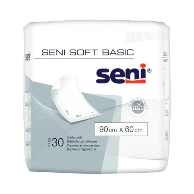 Seni Soft Basic Bettschutzunterlage, 90 x 60 cm