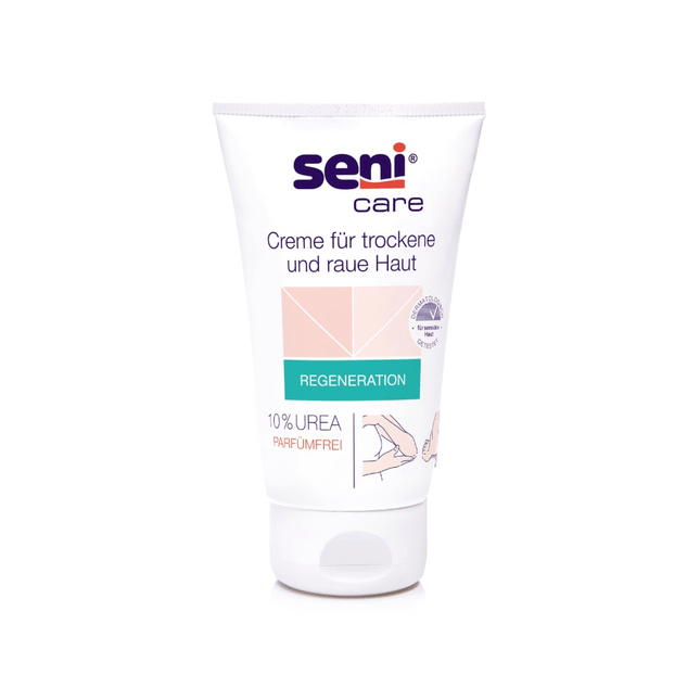 Seni Care Creme für trockene und raue Haut mit 10% Urea, 100 ml Tube | Packung (1 Stück)