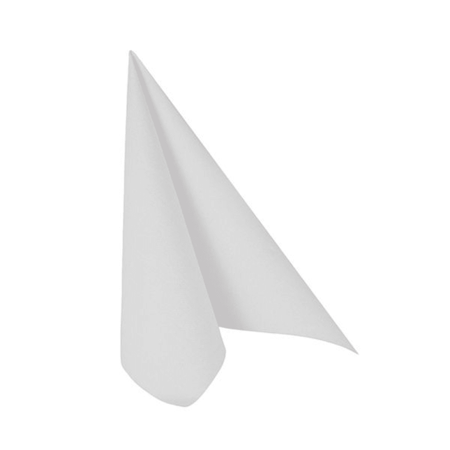 PAPSTAR Servietten weiss "ROYAL Collection" 1/4-Falz 40 x 40 cm | Folie (50 Stück)