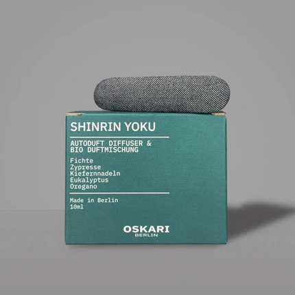 Oskari - Autoduft Set „Shinrin Yoku“ – Waldduft für natürliche Entspannung unterwegs