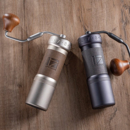 1Zpresso K-Ultra Handmühle – Silver & Iron Grey