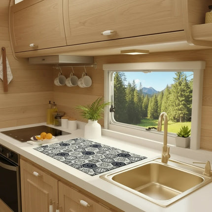 Abtropfmatte "Sita" schnell trocknend für Camper