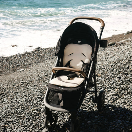 Sitzauflage Leinen für den Kinderwagen - universell passend