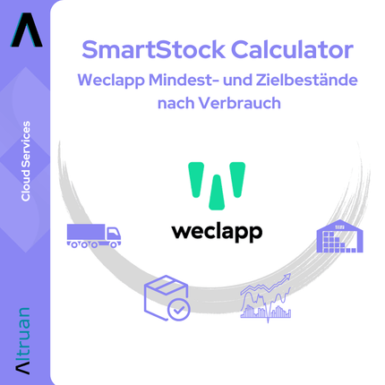 SmartStock Calculator: Weclapp Mindest- und Zielbestandsrechner nach Verbrauch