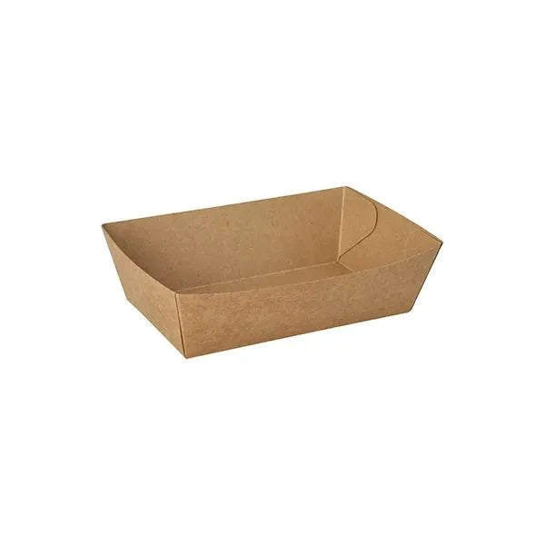 PAPSTAR 50 Snacktrays, Pappe "pure" - braun