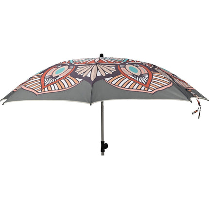 Sonnenschirm Strandschirm Marrakesch grau UV 50+ Knickbar 180 cm inkl. Schutzhülle