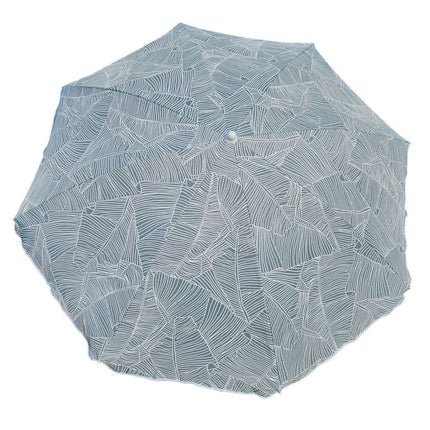 Sonnenschirm Strandschirm Balkonschirm grün creme braun 160 cm UV Schutz 30+