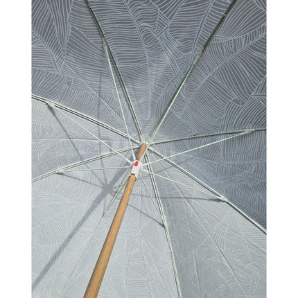 Sonnenschirm Strandschirm Balkonschirm grün creme braun 160 cm UV Schutz 30+