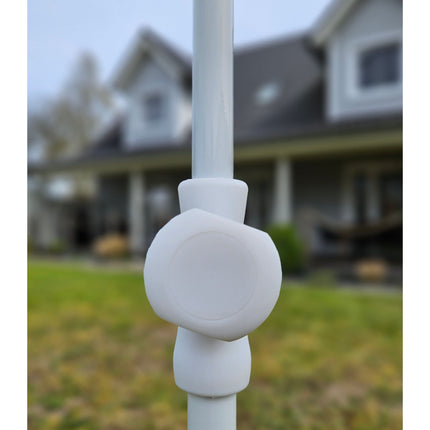 Sonnenschirm Strandschirm Balkonschirm UV Schutz 50+ gelb rot 155 cm bunt