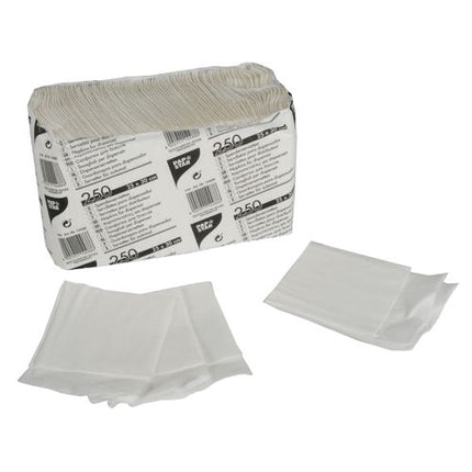 PAPSTAR Spenderservietten 1-lagig, 25x30 cm, weiß | Banderole (250 Stück)