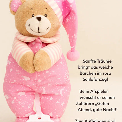 Personalisierbare Windeltorte Schloss Rosa mit Musikspieluhr