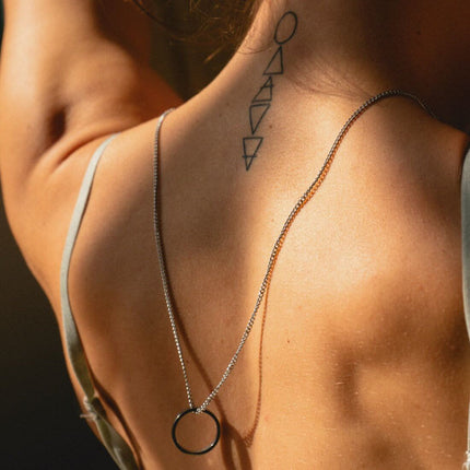 Kette mit Ring | silber | Inhale - Exhale