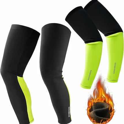 Sport Armlinge Beinlinge Winter Arm Sleeves Armwärmer Beinwärmer 1 set