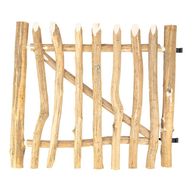 Staketenzaun Tor aus Berg-Haselnuss - 0,90x1 m