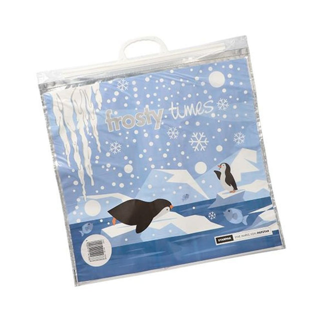 Starpak Tiefkühltragetaschen, LDPE 18 l 52 cm x 52 cm "Frosty Times" | Packung (1 Stück)