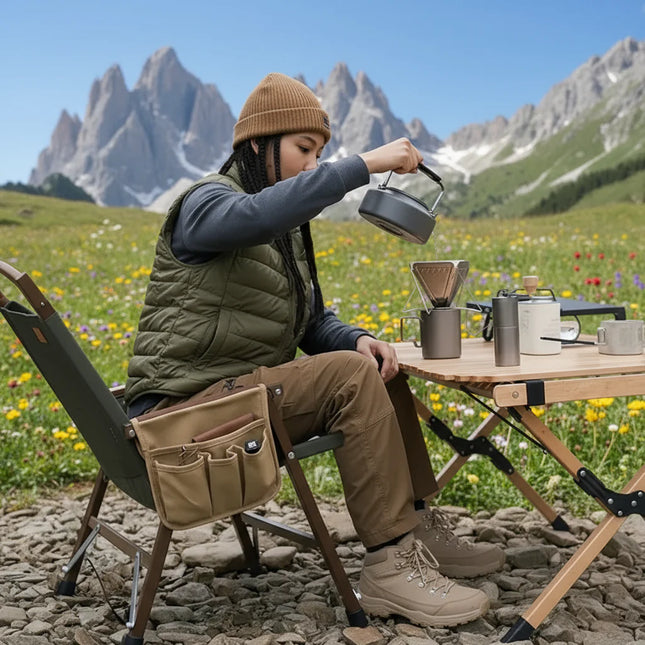 Organizer / Hängetasche für Camping Stuhlarmlehnen