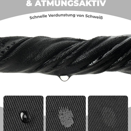 Sturmhaube Balaclava, Atmungsaktive Skimaske Schwarz-Grau