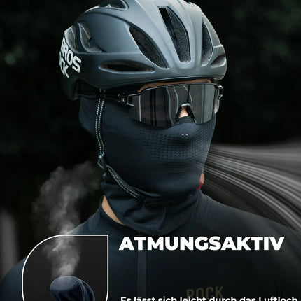 Sturmhaube Balaclava, Atmungsaktive Skimaske Schwarz-Grau