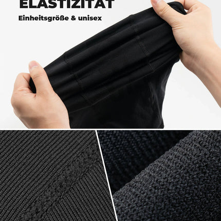 Sturmhaube Balaclava, Atmungsaktive Skimaske Schwarz-Grau