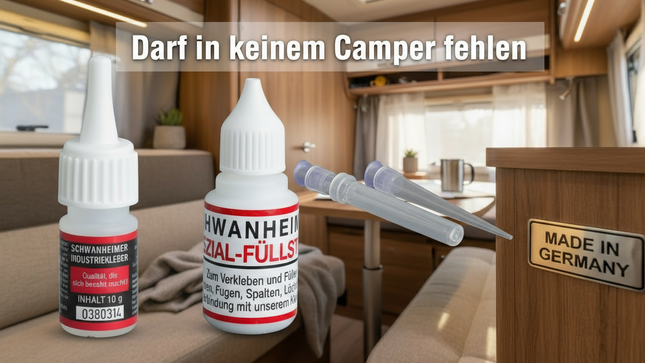 Superkleber Schwanheimer Industriekleber Nr. 100 / 10g + Spezial-Füllstoff 30g Set