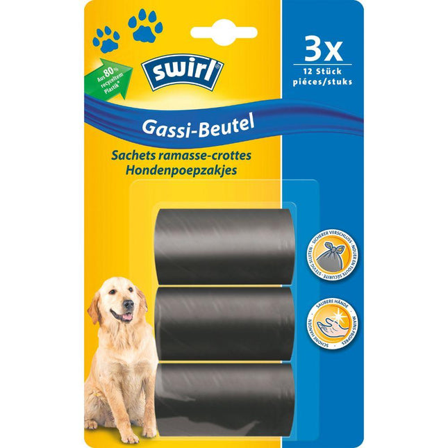 Swirl Gassi-Beutel Reißfest & Dicht | Rolle (36 Beutel)