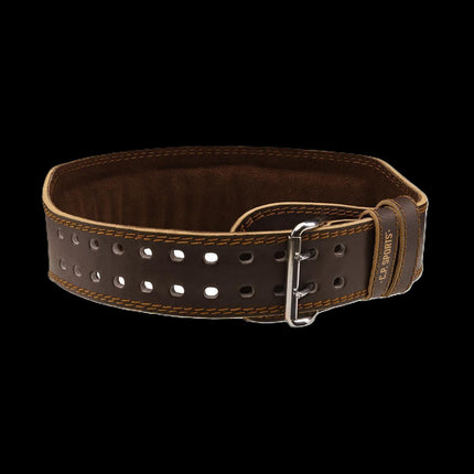 Gewichtshebegürtel - Braun - Echt Leder - C.P. SPORTS - T4