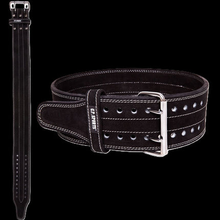 Powerlifting Gürtel Gewichthebegürtel - Leder - Schwarz - T-8 C.P. sports